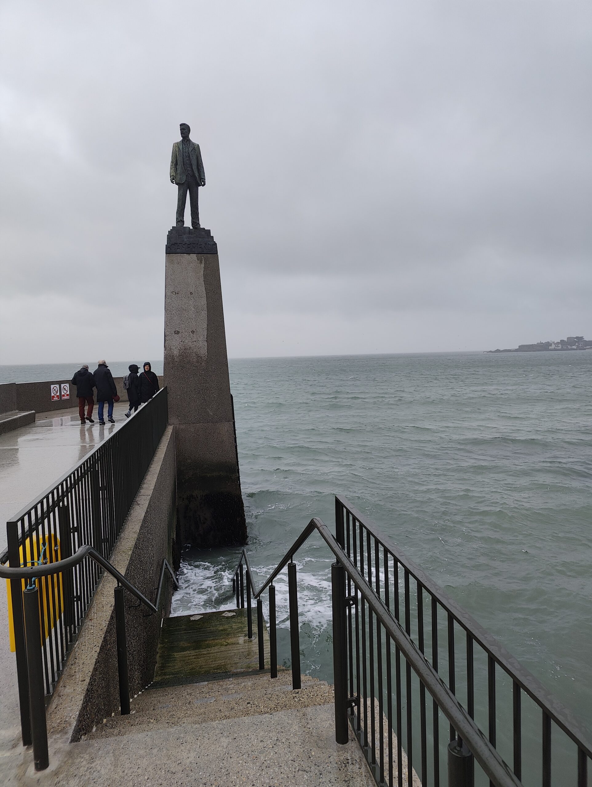 Dun-Laoghaire-Baths-Swim-and-Roger-Casement-Statue-